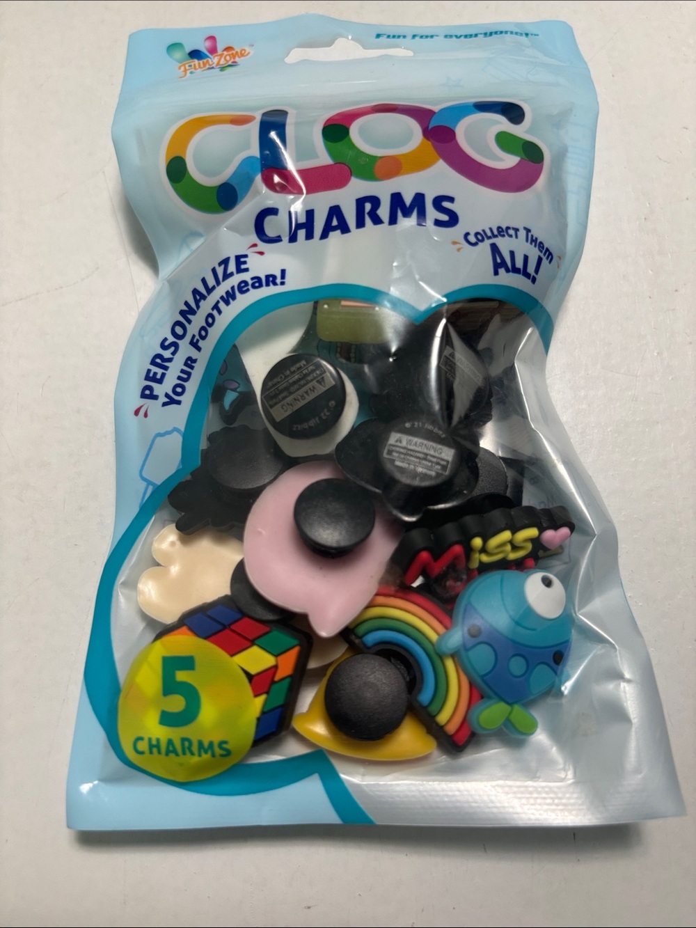 Croc Clog Charms 5-Pack - Multicolor Shoe Charms